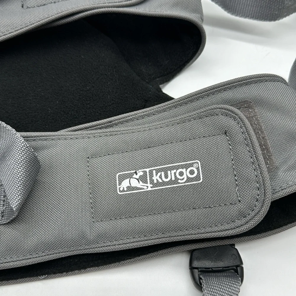 Kurgo Gray Teal Dog Jacket Harness MCB6927J